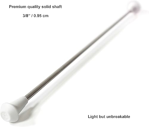 Miniatura 5 de Bastón giratorio de 24 pulgadas, varilla de acero inoxidable para una sensación más ligera, ideal para principiantes de hasta 12 años de edad,