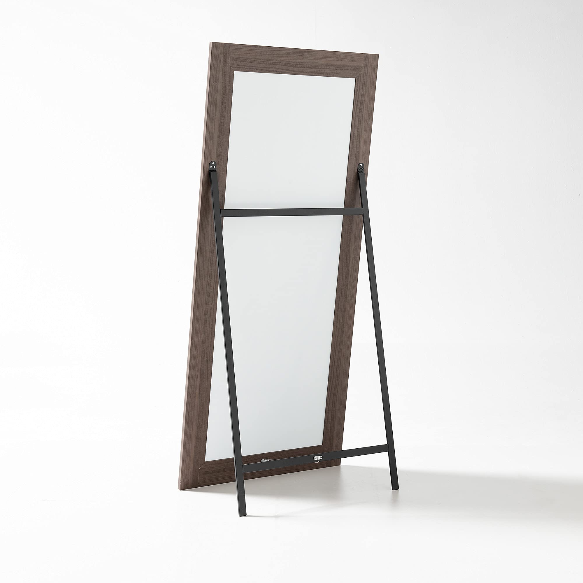ARHome Specchiera da Terra con Staffa Classic, 180 x 78, Noce, Specchio figura intera, Made in Italy