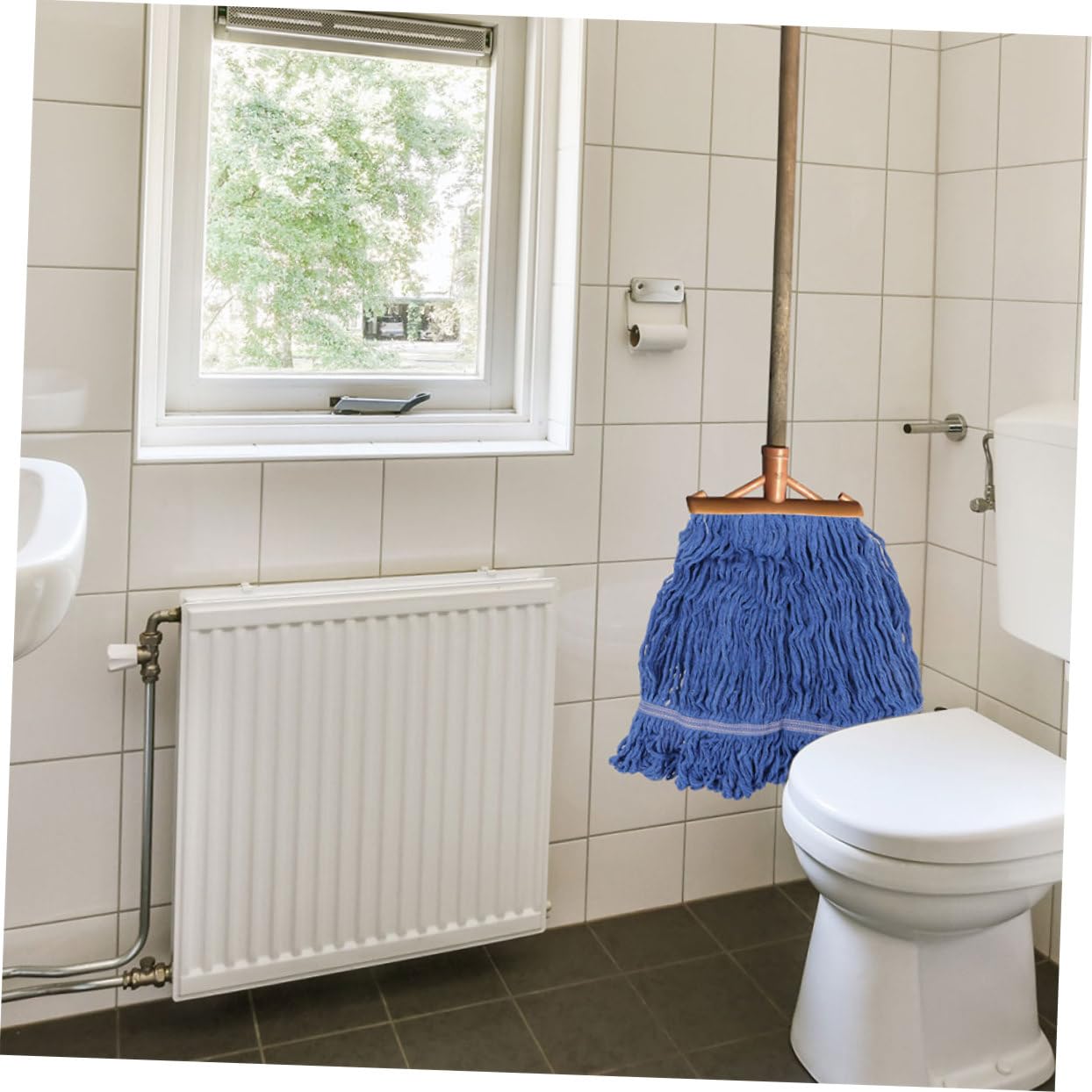 2 Pezzi Testa Ricambio per Mop Microfibra da Assorbente e Lavabile per Piastrelle Accessorio per Pulizia