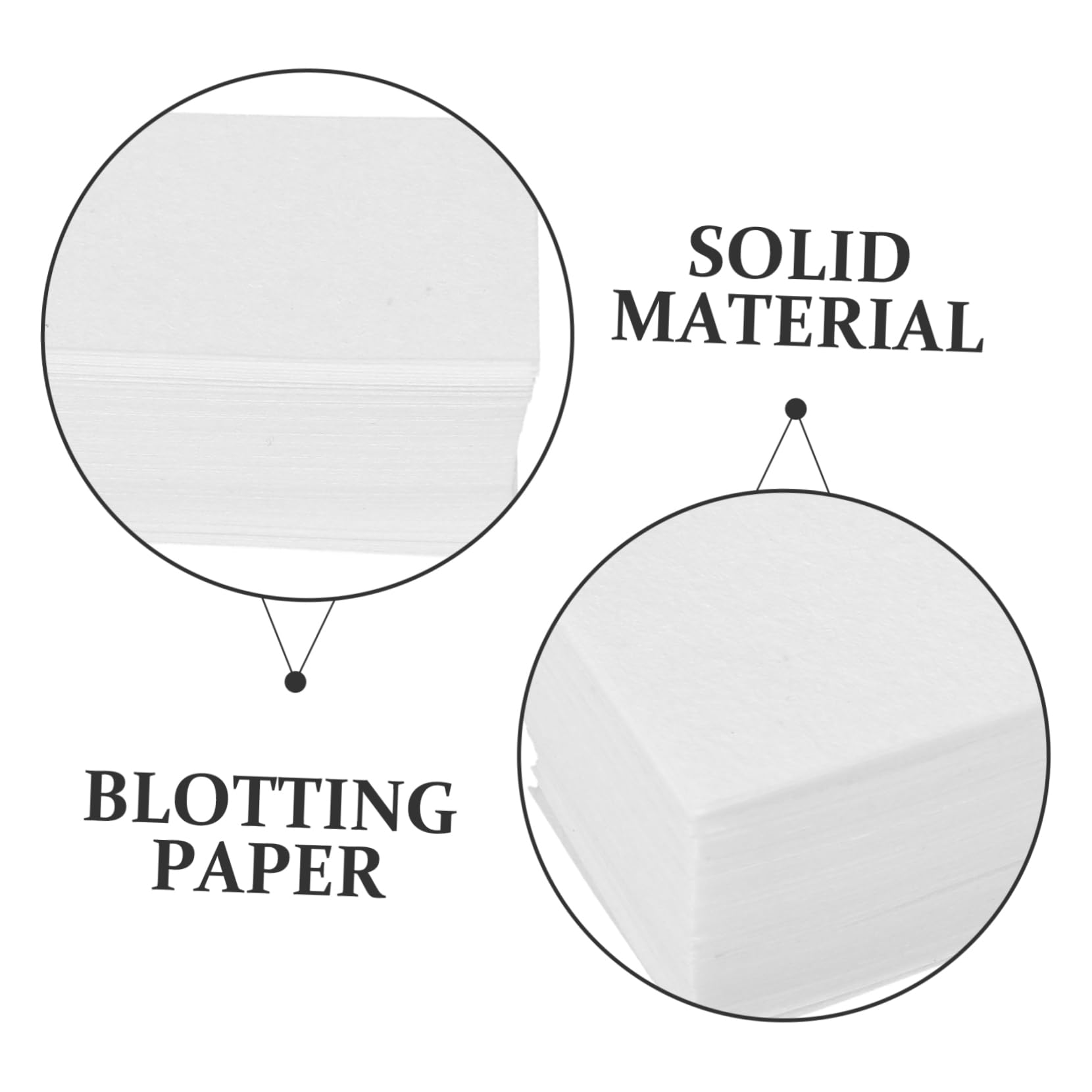 OSOLADY Lab Paper Strips 100 Sheets Blotting Paper for Science Tests Quick Cleaning Dust Removal