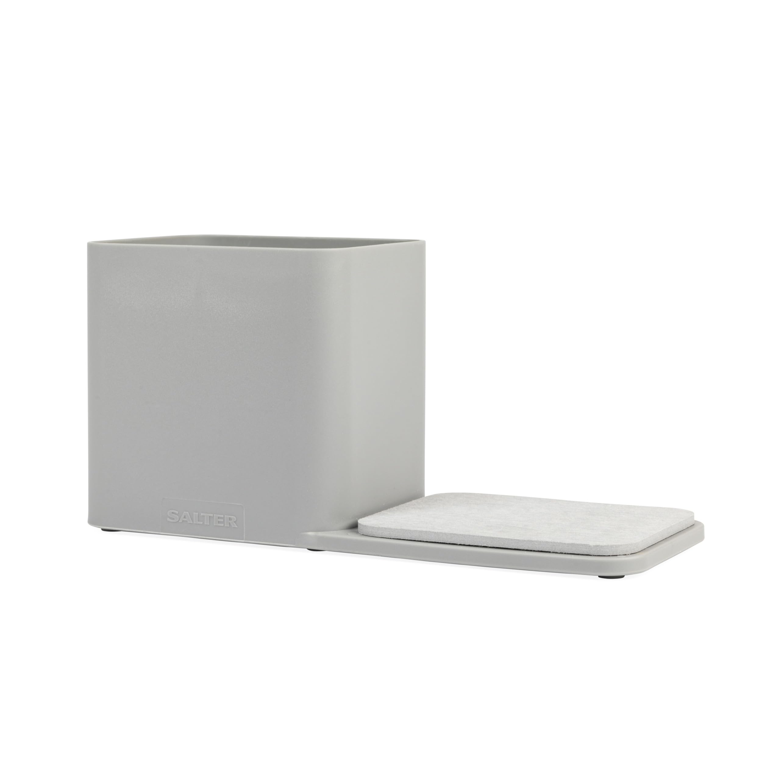 Salter Cool Hues Sink Caddy, Stone Base Dual Compartment