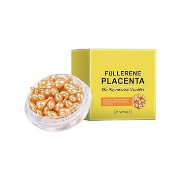 Collagen Facial Serum Capsules, Anti Aging Firming Capsules with Hyaluronic Acid & Vitamin E, Skin Rejuvenation & Sensitive Skin Travel Capsule Serum for Face & Neck 30 Count