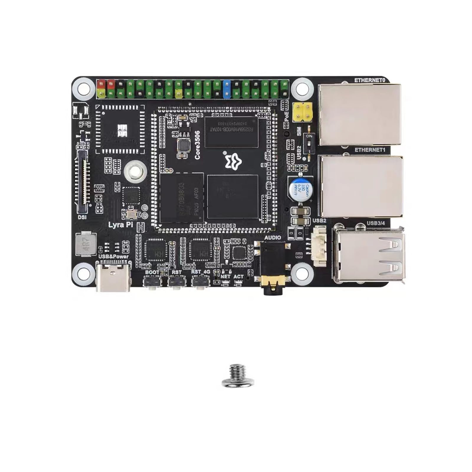 Scheda Computer Integrata Serie 3506 Interfacce Multiple Supporto WiFi 5.2 Modulo Gestione efficiente delle Porte per Scheda