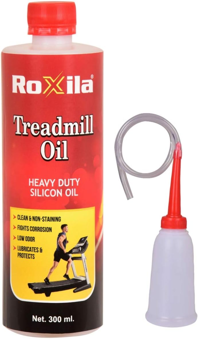 High Viscosity Pure Silicone Treadmill Lubricant Oil for Belt with Oil Dispenser (300 ml)
