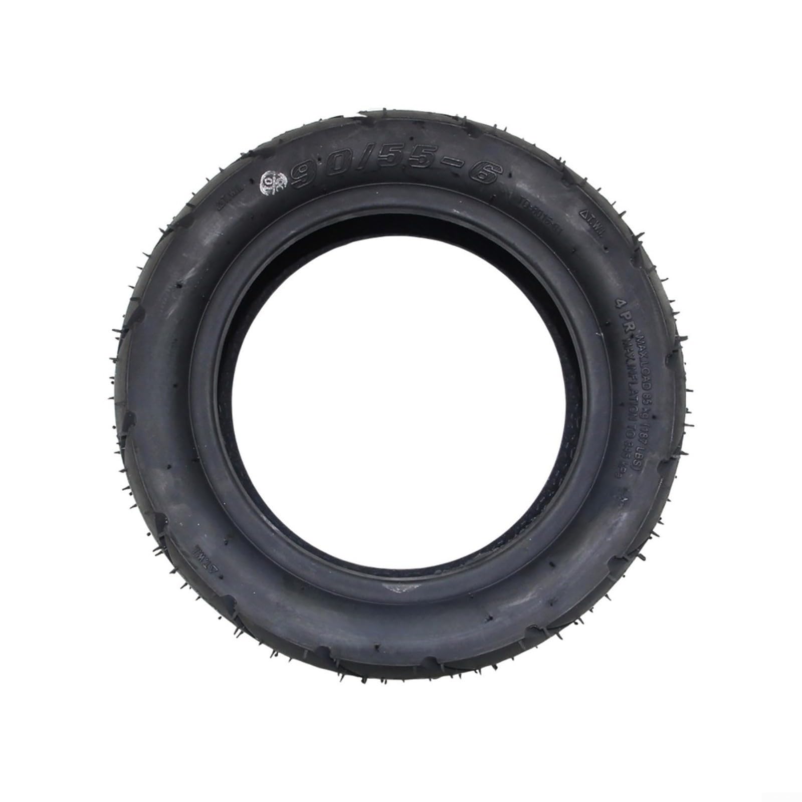 Neumático para scooter eléctrico 90/55-6 con construcción de