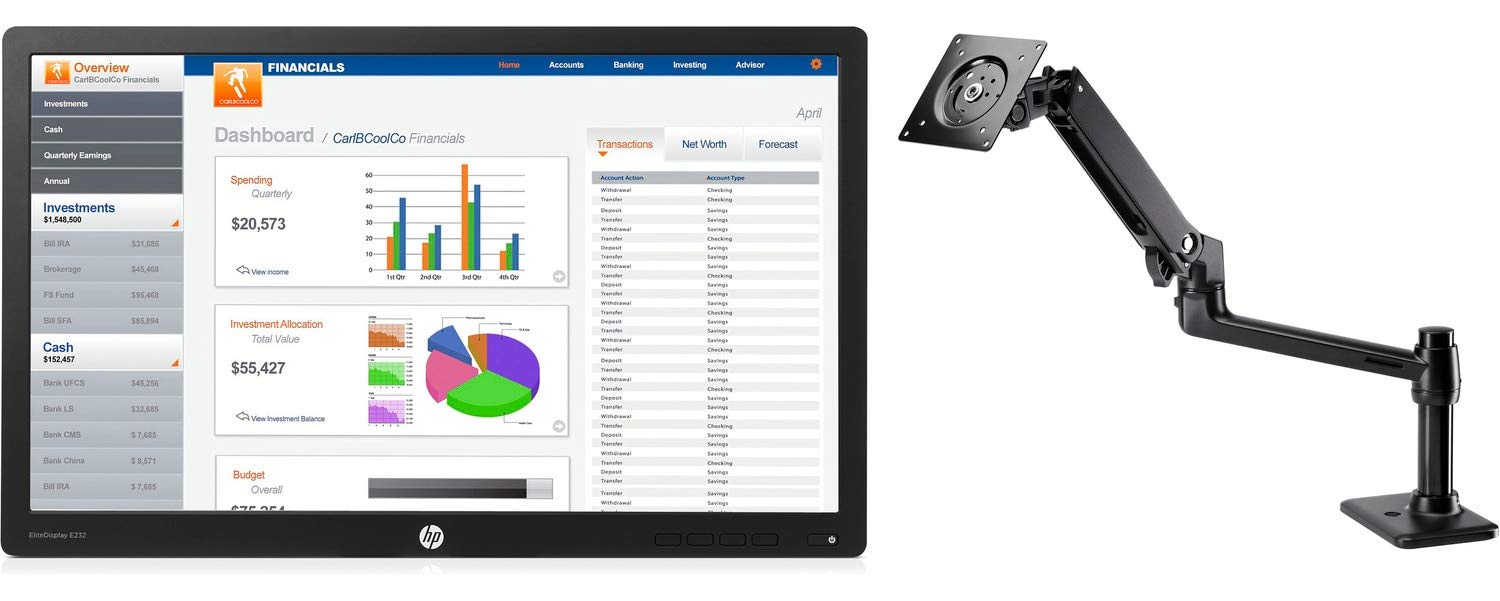 Amazon.com: HP EliteDisplay E232 23-inch Monitor Head Only