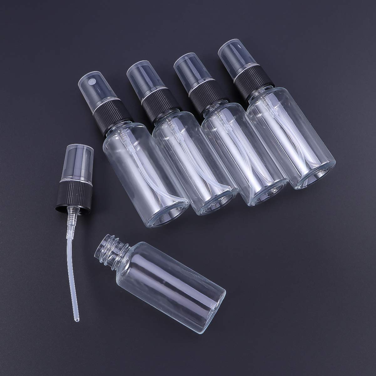 FRCOLOR 36piezas Botellas De Spray De Plástico Pack De Rellenables y Portátiles Para Viajes Sin Fugas Aleatorios Para Perfume y Desmaquillante