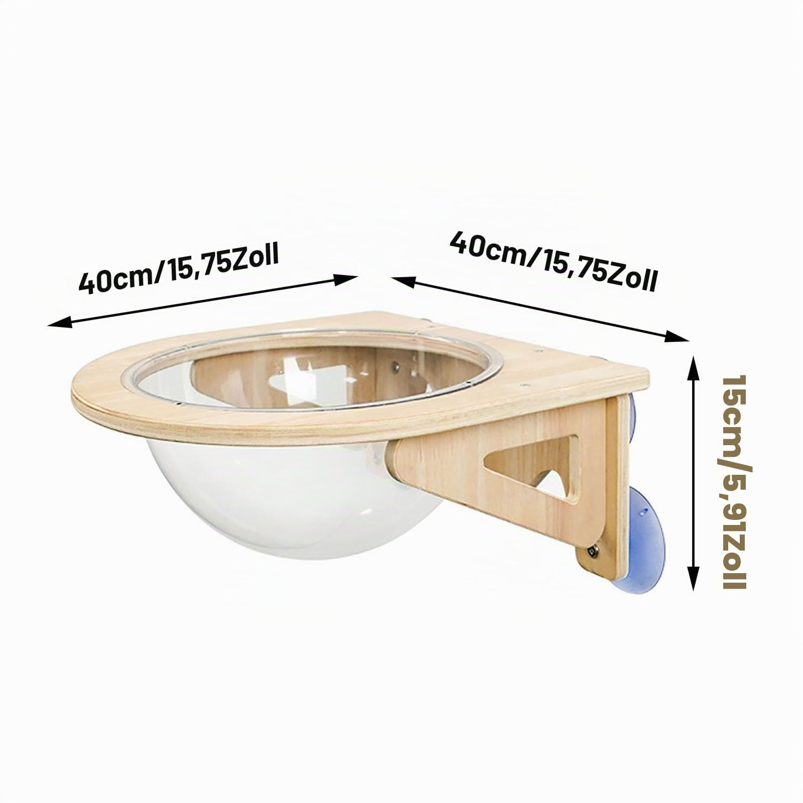 Katzen Wand Hängematten, Wandregale,Katzenblasen Möbel, Transparentes Katzenkapsel Bett Set, Katzen-Hängematte für Wohnzimmer oder Haustierzimmer (Color A)