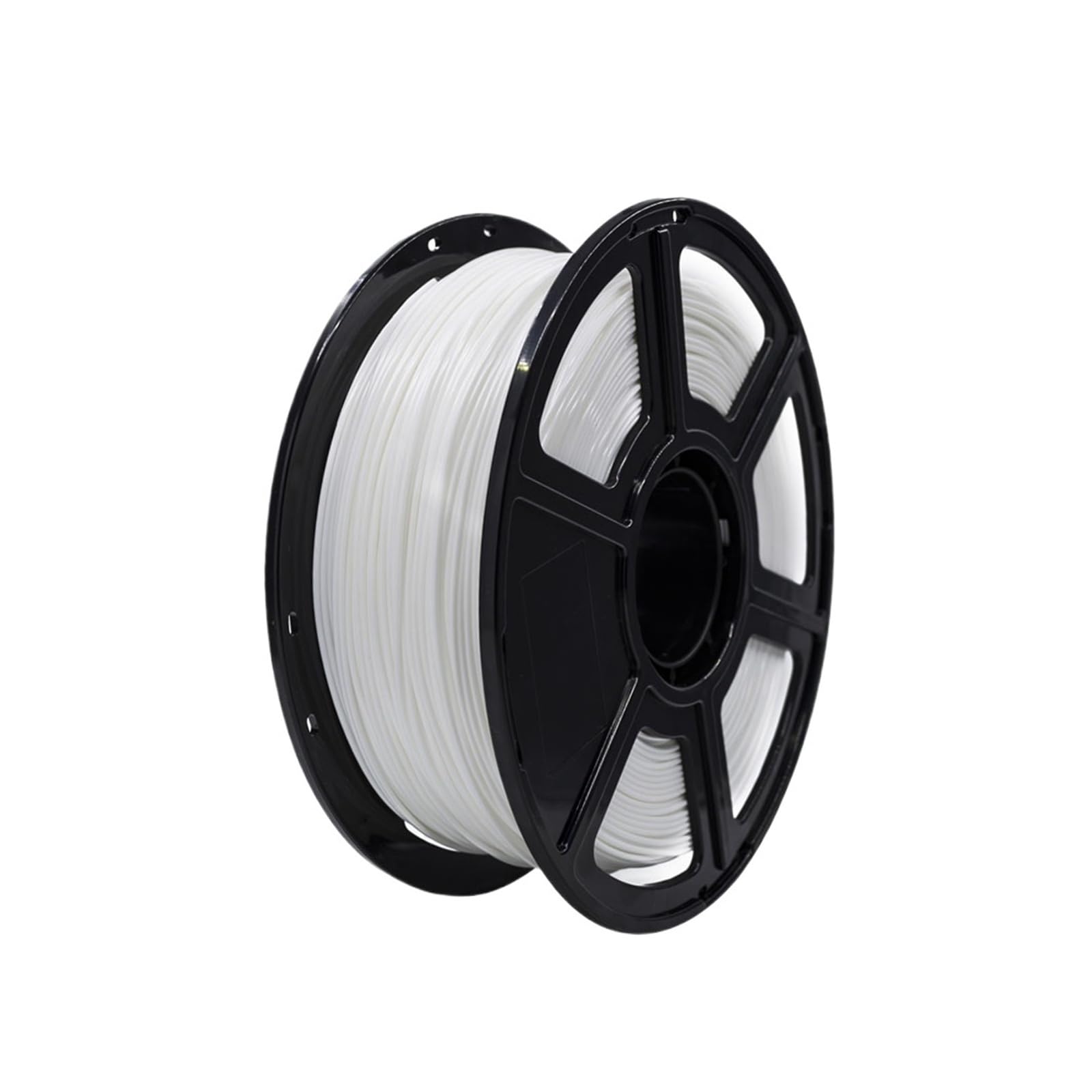 PA66 Filament 1,75 mm 1 kg Rolle 3D-Druckerfaden Transparent Natur Schwarz Weiß Farbe Zugfestigkeit(Nylon White)