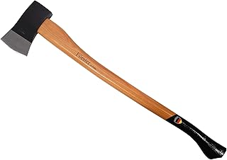 1844 Helko Werk Germany - Förster Professional Medium Felling Axe for Felling Trees and Firewood - Head 3.5 lb, Handle 31 in (Medium Felling) #10456