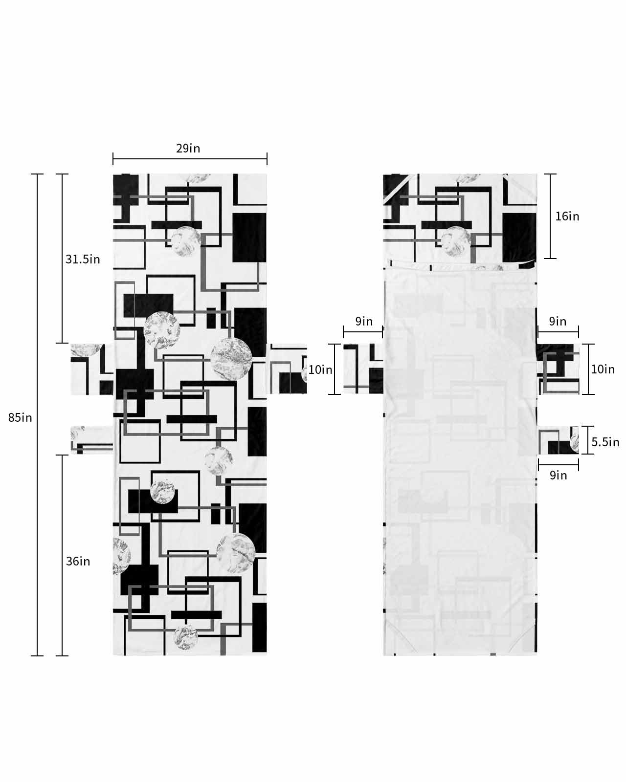 Black Geometric Beach Lounge Chair Towel Cover, Soft Chaise Lounge Towel with Side Pockets Patio Pool Chairs Cover for Beach/Pool Sunbathing 29x85 Grey Modern Abstract Art Marble