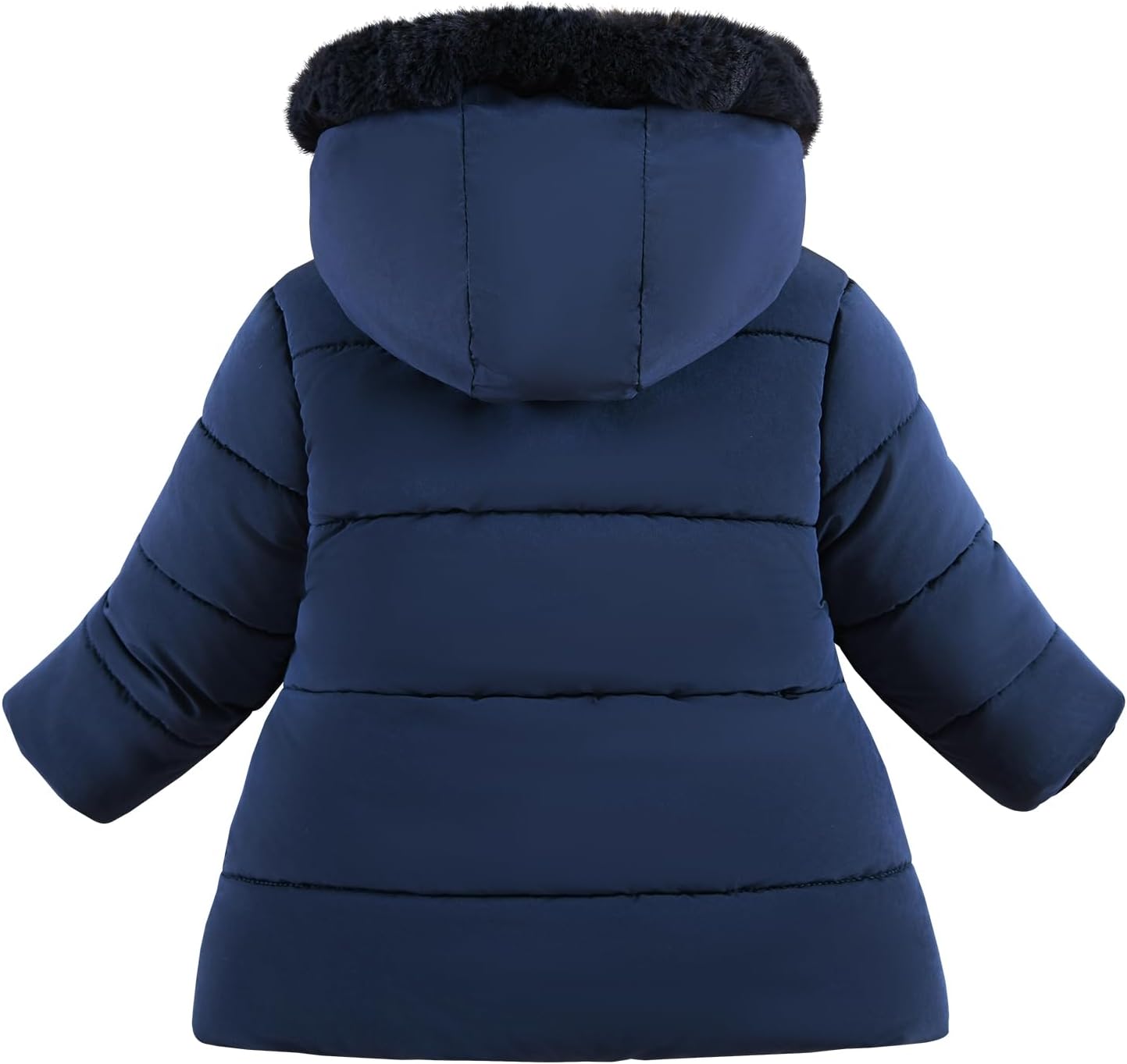 Toddler Winter Coats Baby Jacket Snow Clothes Puffer Dress Girl Warm Hoodie 1-4T - Image 2