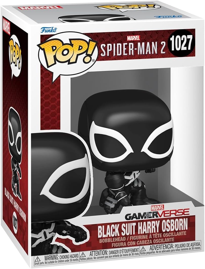 POP Games: Gamerverse - Harry Osborn - (Black Suit) - Spider-Man 2 Video Game - Collectable Vinyl Figure - Gift Idea - Official Merchandise - for Kids & Adults - Video Games Fans