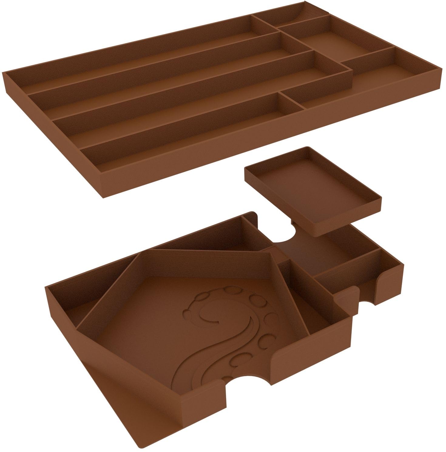 Feldherr Organizer compatible with Tiny Epic Cthulhu - Insert for core game box - suitable for Standard and Deluxe Edition + Astral Artifacts - Fast game setup - Better overview — image 1