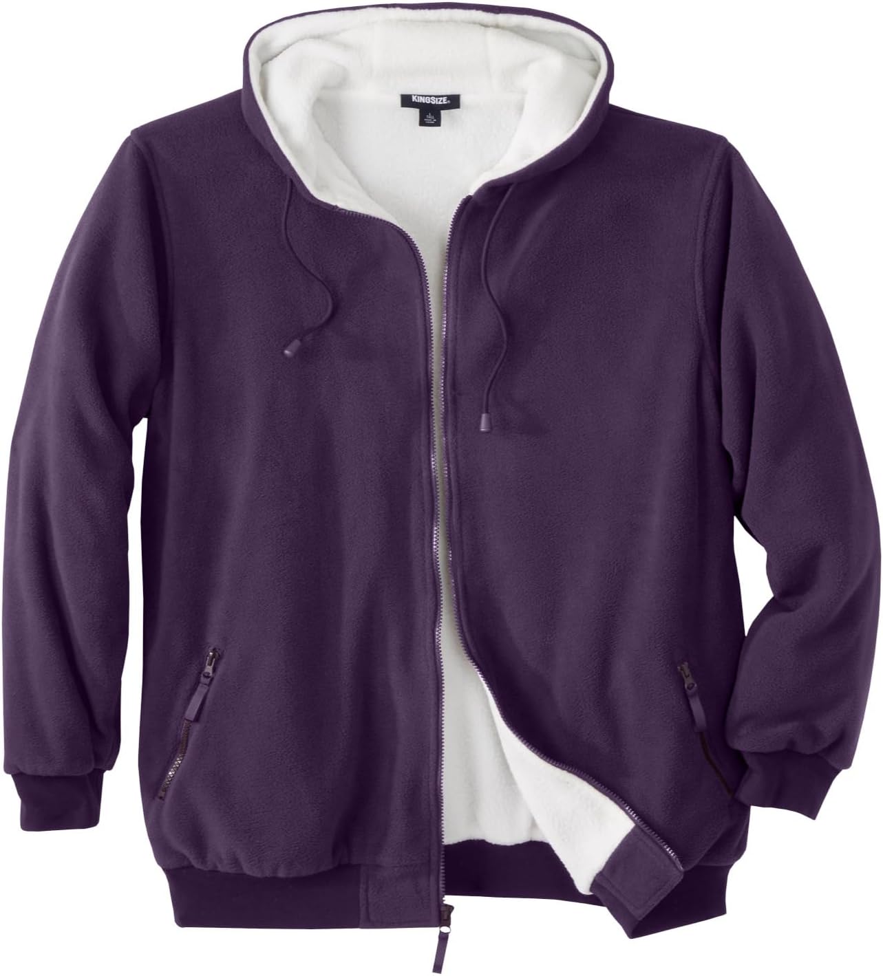 KingSize Men's Big & Tall Explorer Plush Fleece Hoodie