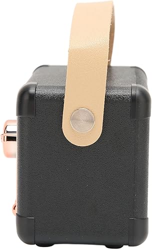 Miniatura 9 de Retro Bluetooth Speaker, Small Wireless Bluetooth Speaker with HiFi Stereo for Kitchen Desk Bedroom Office Party Outdoor (Black)