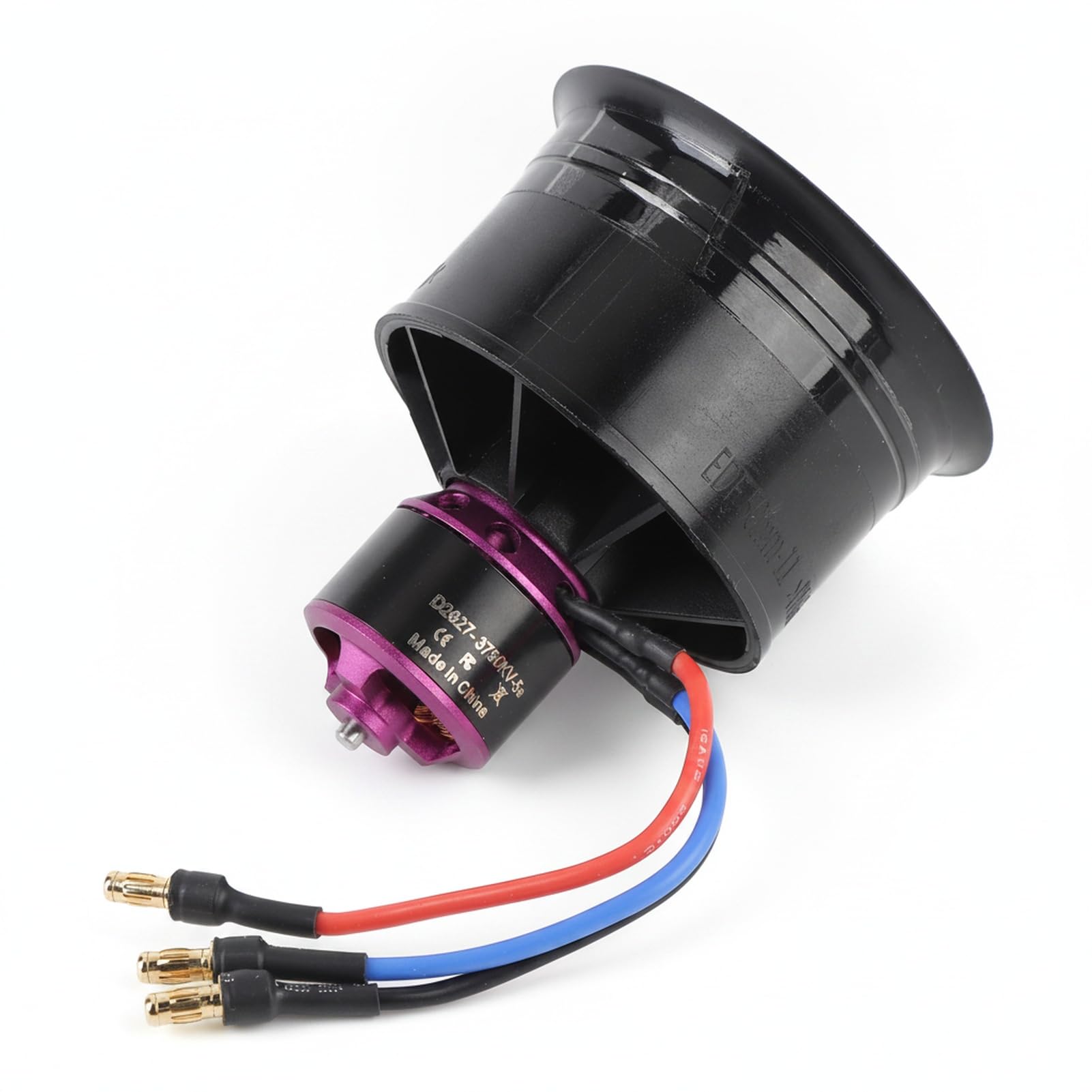 HaloVerde 5S 3750KV Ducted Fan 50mm 11 Blade EDF with 1050g Thrust Power System Compatible with 5S 40A ESC for RC