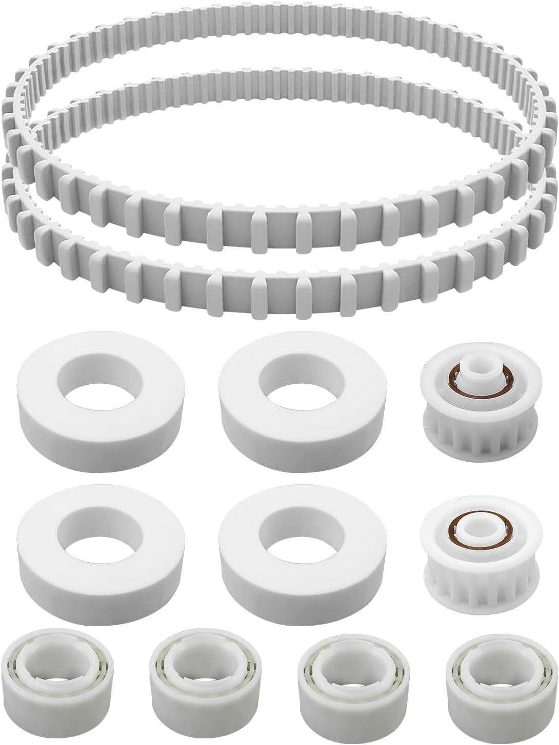 Pool Cleaner Parts Include Pool Robot Timing Track 9985006-R2 Guide Wheels Pulley Kits 3884997-R6 Climbing Rings 6101611-R4 Fit for Dolphin Nautilus M200 DX3 Pool Robot
