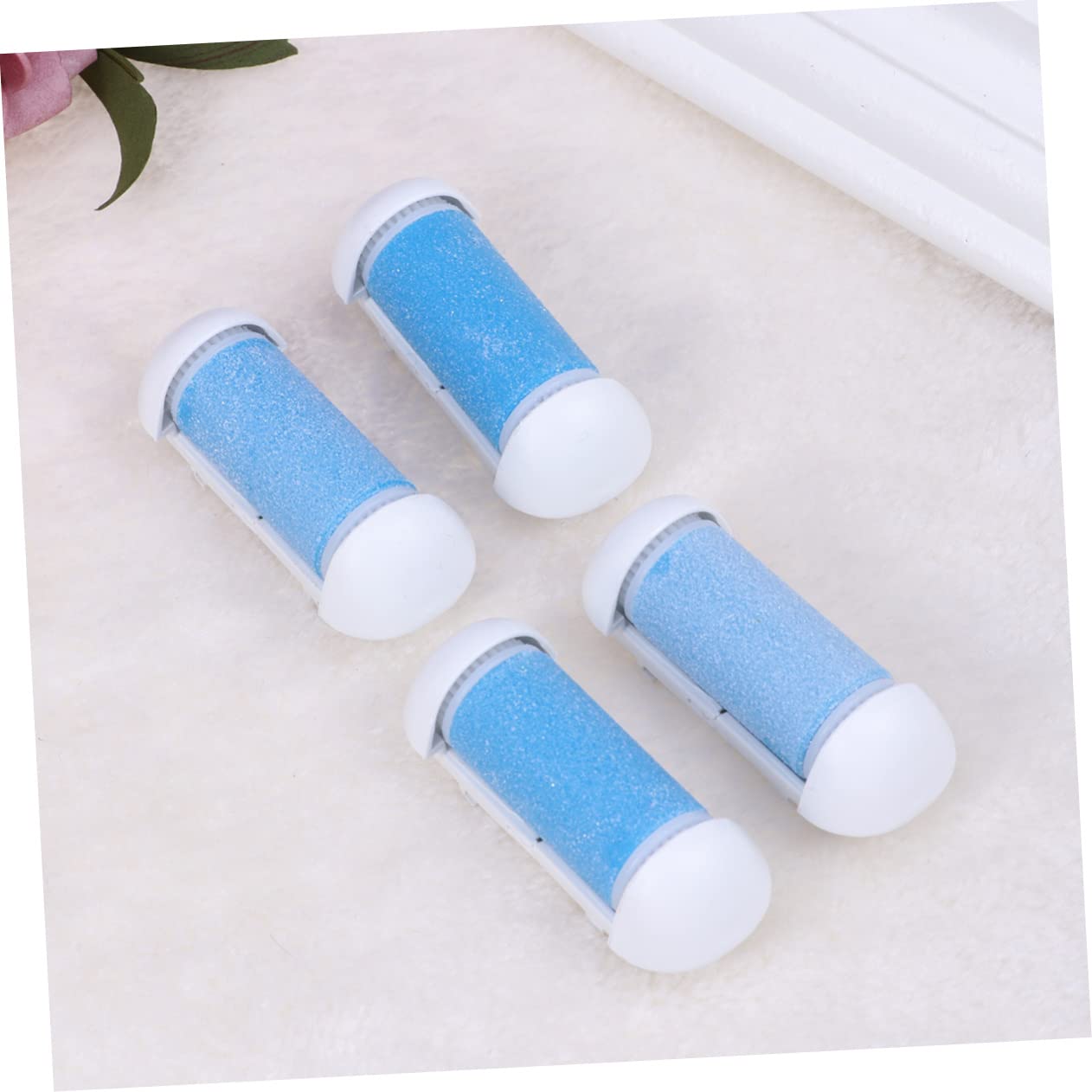 Healeved 30piezas Rodillos De Para Eliminación De Muerta Pies Accesorios Para Exfoliación De Durezas Azul