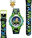 Disney Pixar Toy Story 4 Buzz Lightyear Kids Flashing LCD Watch with Colorful Light-Up Dial, Durable Case, Space-Themed Strap – Perfect for Ages 4+ Boys and Girls – Fits Wrists 5.5