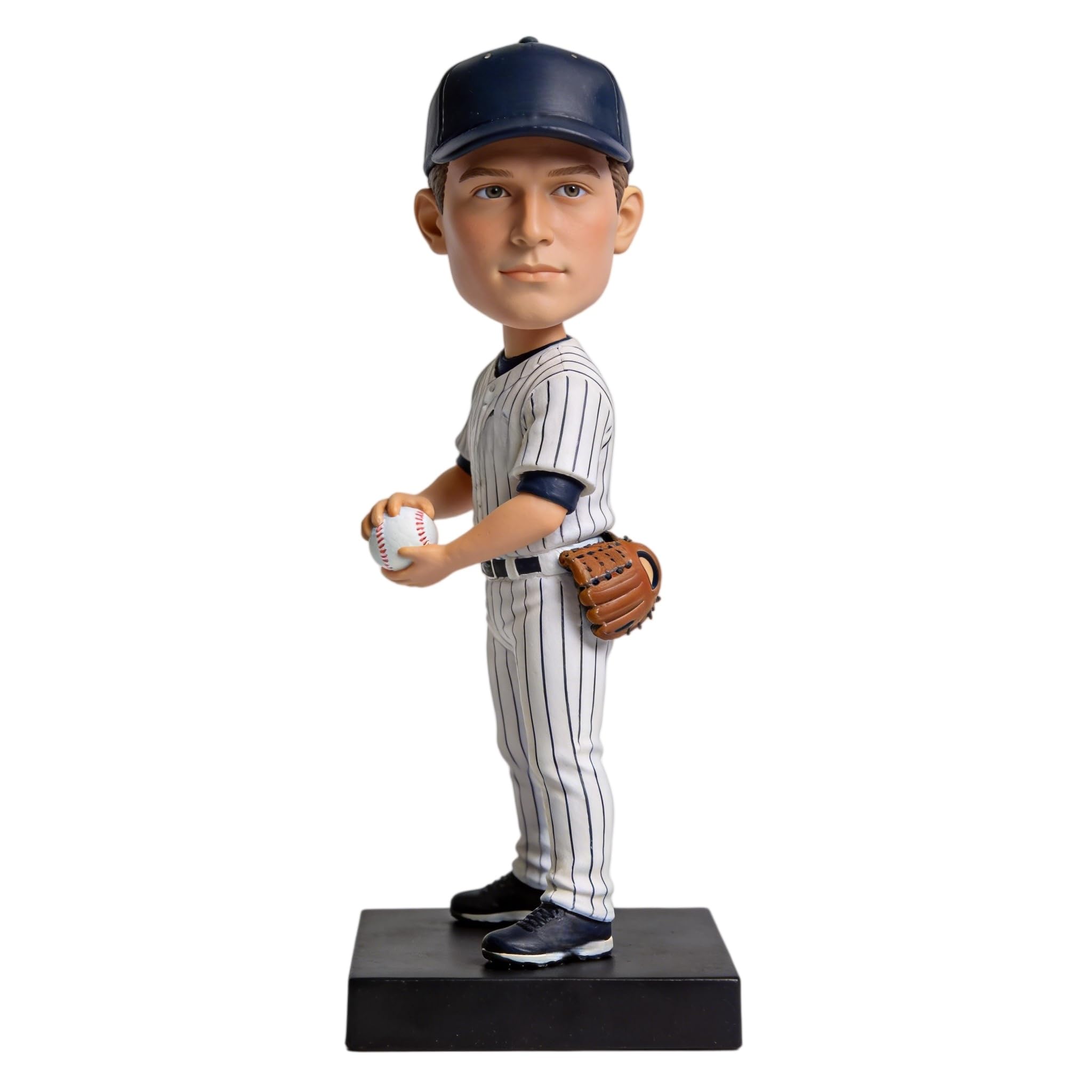Giocatore di baseball personalizzato Bobblehead Figurine 3D personalizzata dalla foto Statua a corpo intero in argilla polimerica fatta a mano con guanto da baseball regalo per compleanno pensione