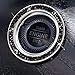 ToBeQueen Bling Car Crystal Rhinestone Ring Emblem Sticker, Car Interior Decoration, Bling Car Accessories for Women, Push to Start Button, Key Ignition Starter & Knob Ring (Black)