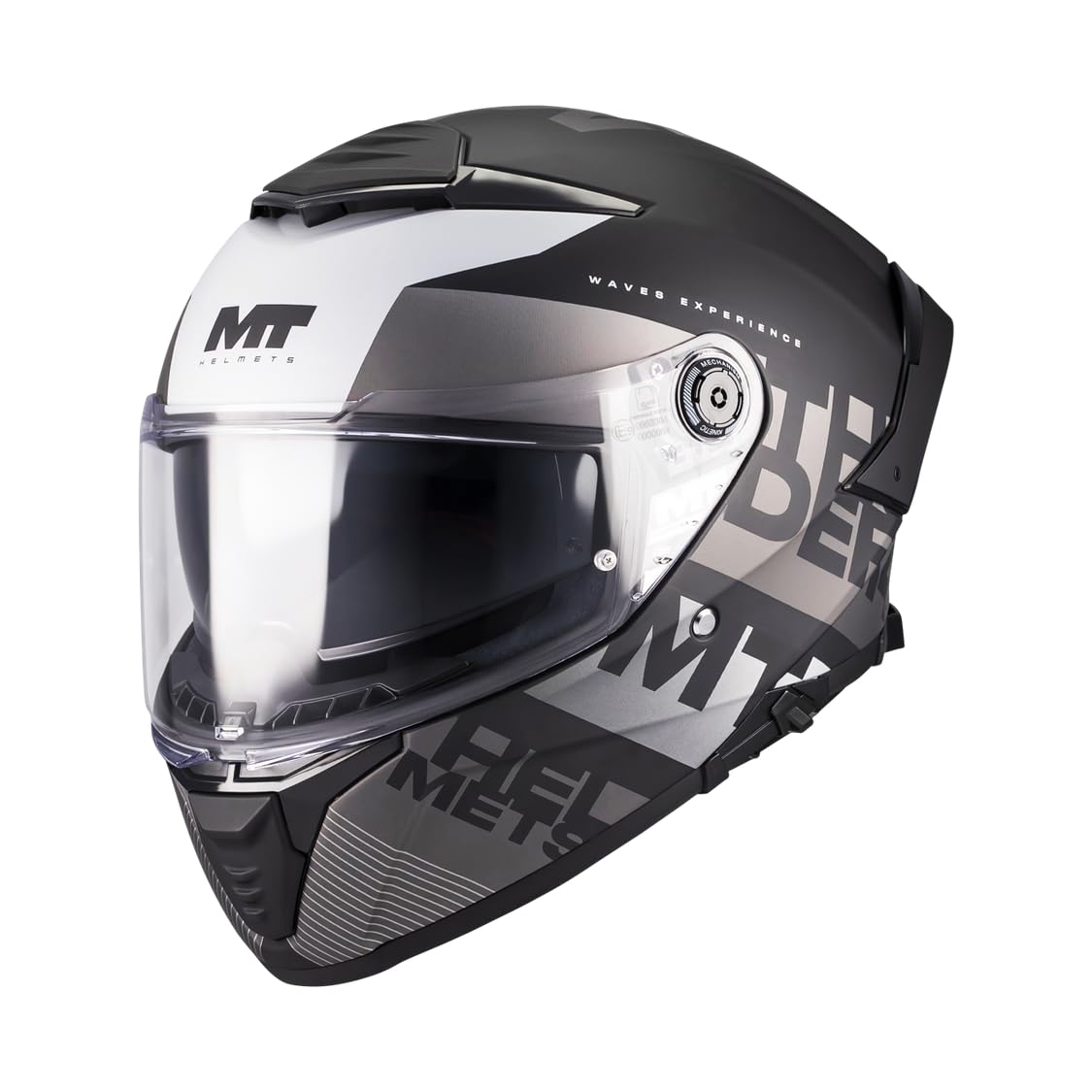 MT HELMETS Thunder 4 SV – Casco Moto Integral con Visor Solar Full Vision, Pantalla Antivaho Compatible con Pinlock, Interior Lavable y Calota HIRP | Homologado ECE 22.06 & DOT