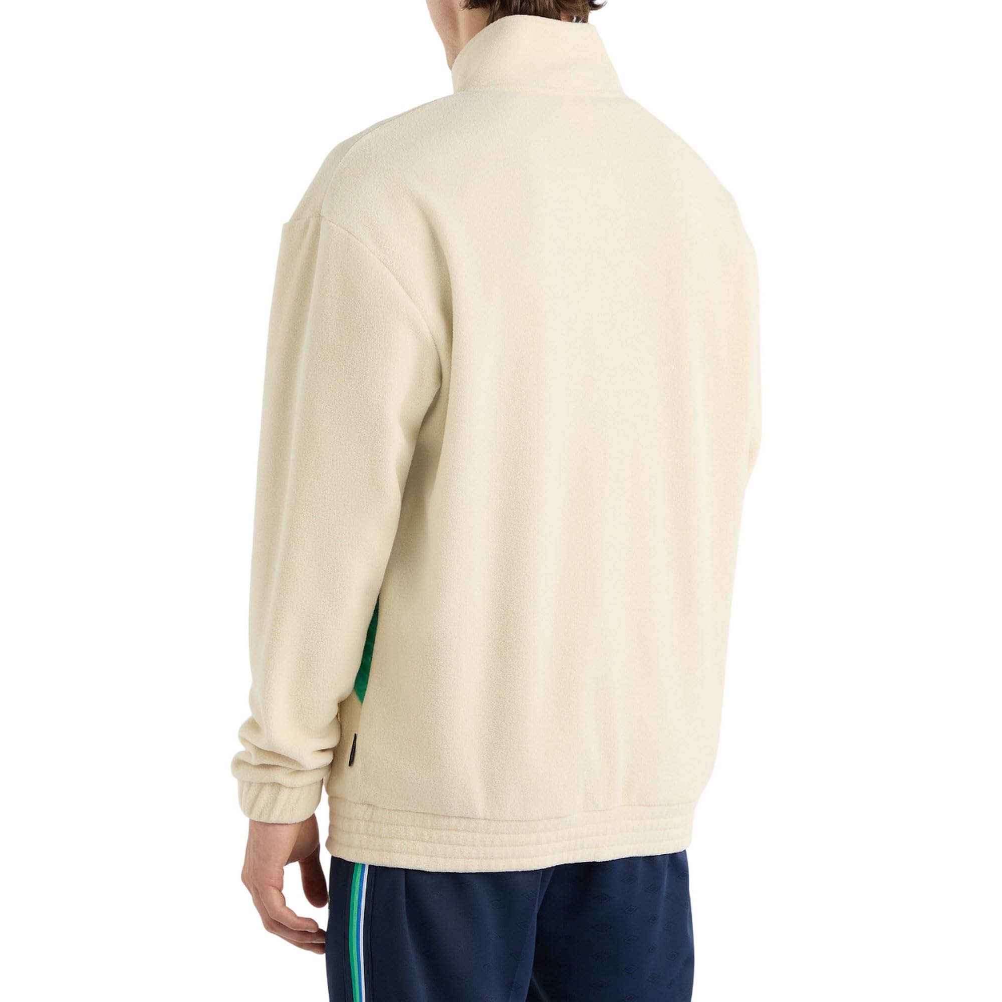 Umbro Camiseta de forro polar con cremallera de un cuarto para hombre