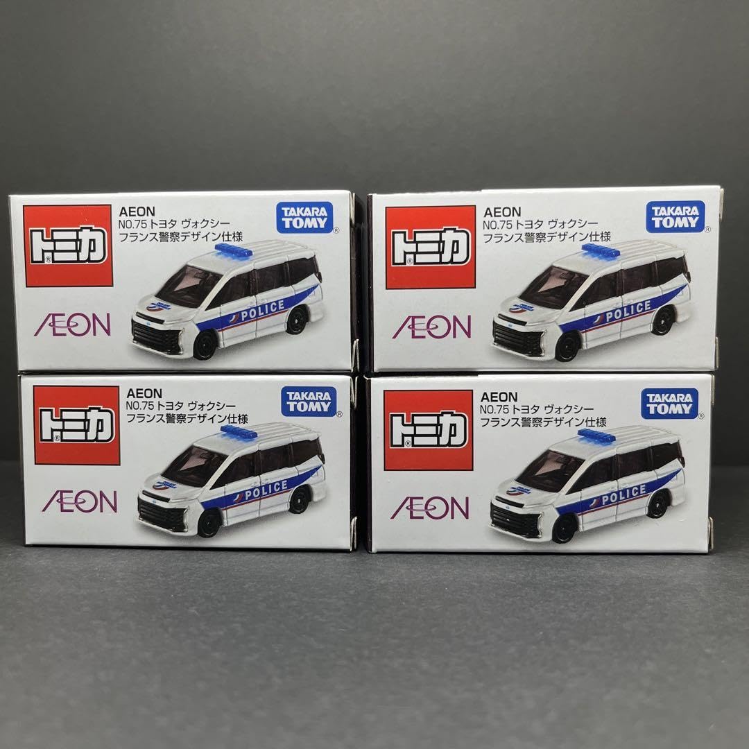 イオン トヨタ ヴォクシー フランス警察デザイン仕様 トミカ イオンオリジナル トヨタ ヴォクシー フランス警察