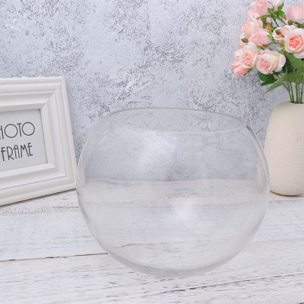 Réservoir à Poissons, bocal à Poissons, Aquarium en Verre Rond Globe Bol à Poissons écologique Terrarium Aquariums en Verre for la Maison Hôtel Produits for Poissons Aquarium Réservoir d'aquarium