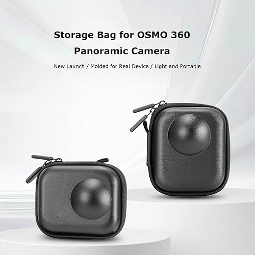 Miniatura 2 de Funda rígida compatible con cámara de acción DJI Osmo 360, carcasa de poliuretano impermeable, ajuste personalizado, a prueba de golpes y arañazos,