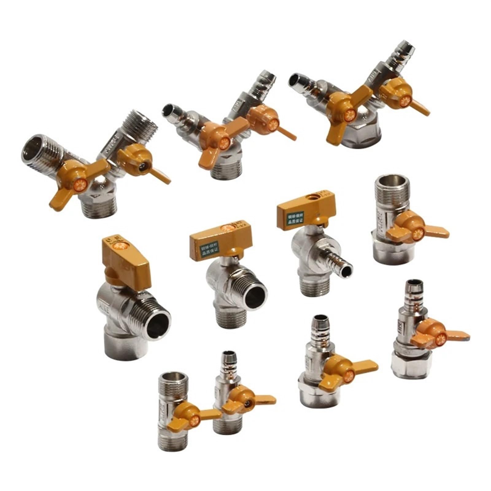 Vanne de gaz en laiton 1/2 pouce de 20mm pour haute pression