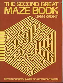 Paperback The second great maze book: More extraordinary puzzles for more extraordinary people Book