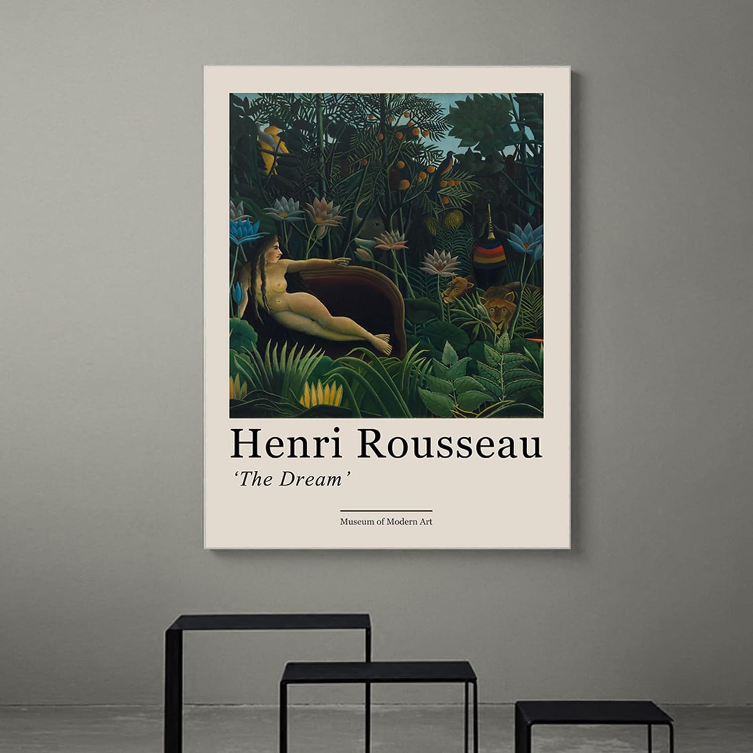 Amazon.co.jp: アンリ・ルソー夢のポスターアンリ・ルソーキャンバス