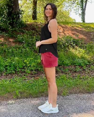 G4Free Athletic Tank Tops for Women Lightweight Muscle Workout Gym Tops Fast Dry Y-Back Loose Fit Running Shirts4