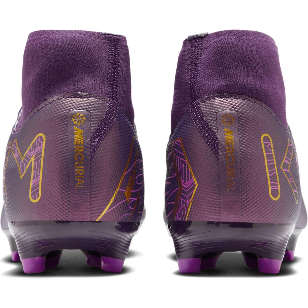 Nike Mężczyźni Zoom Superfly 10 Academy 'Kylian Mbappe' FG/MG Buty do piłki nożnej Grand Purple/Pale Ivory 39
