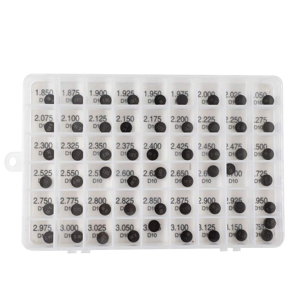 AHL 10.00mm 55pcs 1.85-3.2mm ventil shim ventile einstellen für RSV 1000 1998-2007
