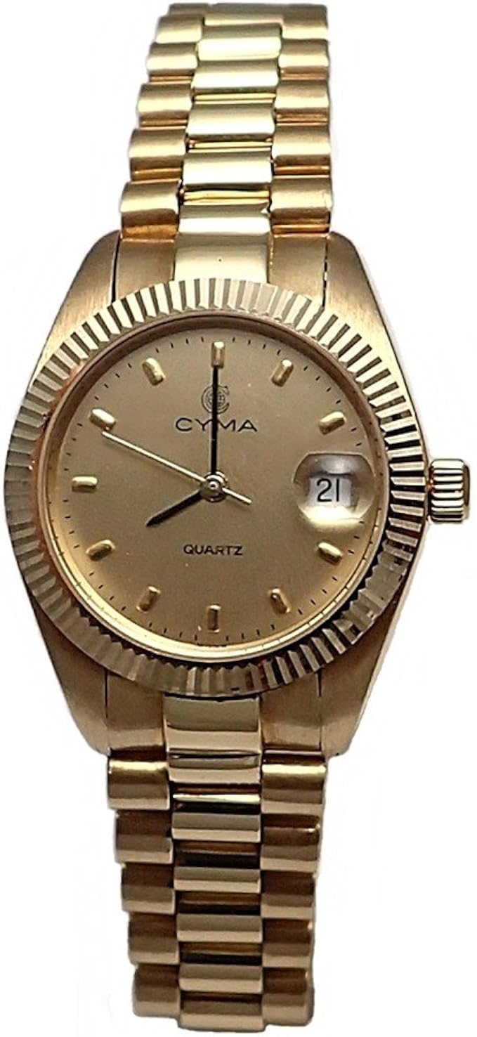 18K Gold Watch Cyma Women [Ab4256] Amazon.co.uk Fashion