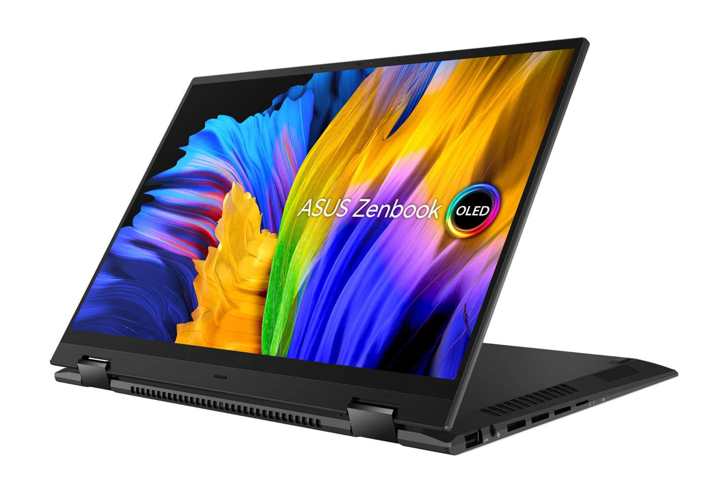 ASUS Zenbook 14 Flip OLED UN5401QA-KN160W Ordinateur Portable Convertible 360° Ecran 14'' 2,8K OLED Tactile (AMD Ryzen 9 5900HX, 16Go RAM, 1TB SSD) Windows 11 Home Clavier AZERTY Français