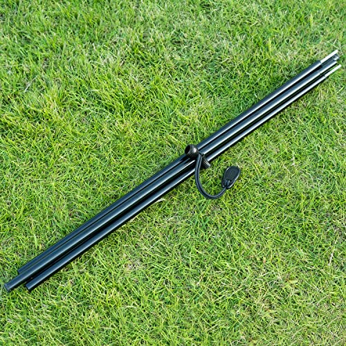 Hankmore Ball Bungee Cord,Heavy-Duty Outdoor Adjustable Siliding Collar Bungee Straps,Small Bungees Leash Straps With Pull Tab For Luggage, Camping - Weatherproof & Uv,10Inch(25.4Cm),8Pack,Black #TOP4