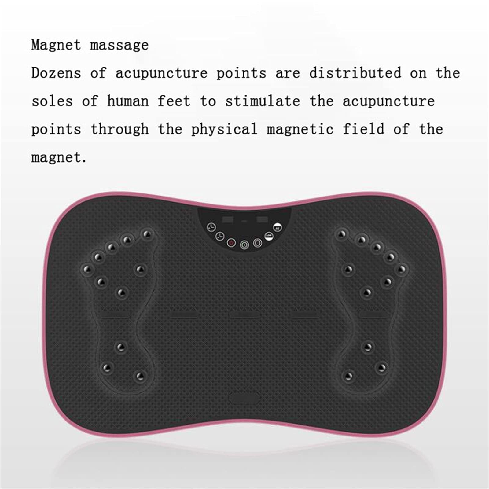Macchina per esercizi con pedana vibrante - Piattaforma fitness con vibrazione telecomandata - Attrezzatura per l'allenamento domestico per dimagrire e tonificare, carico massimo di 300 libbre.