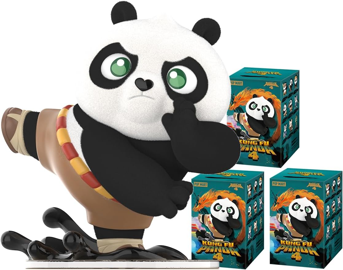 POP MART Universal Kung Fu Panda Series Figures 3PC Pop Figures Random Figures Action Figures Collectible Figures and Collectors Art Toy Toy Figures Gift