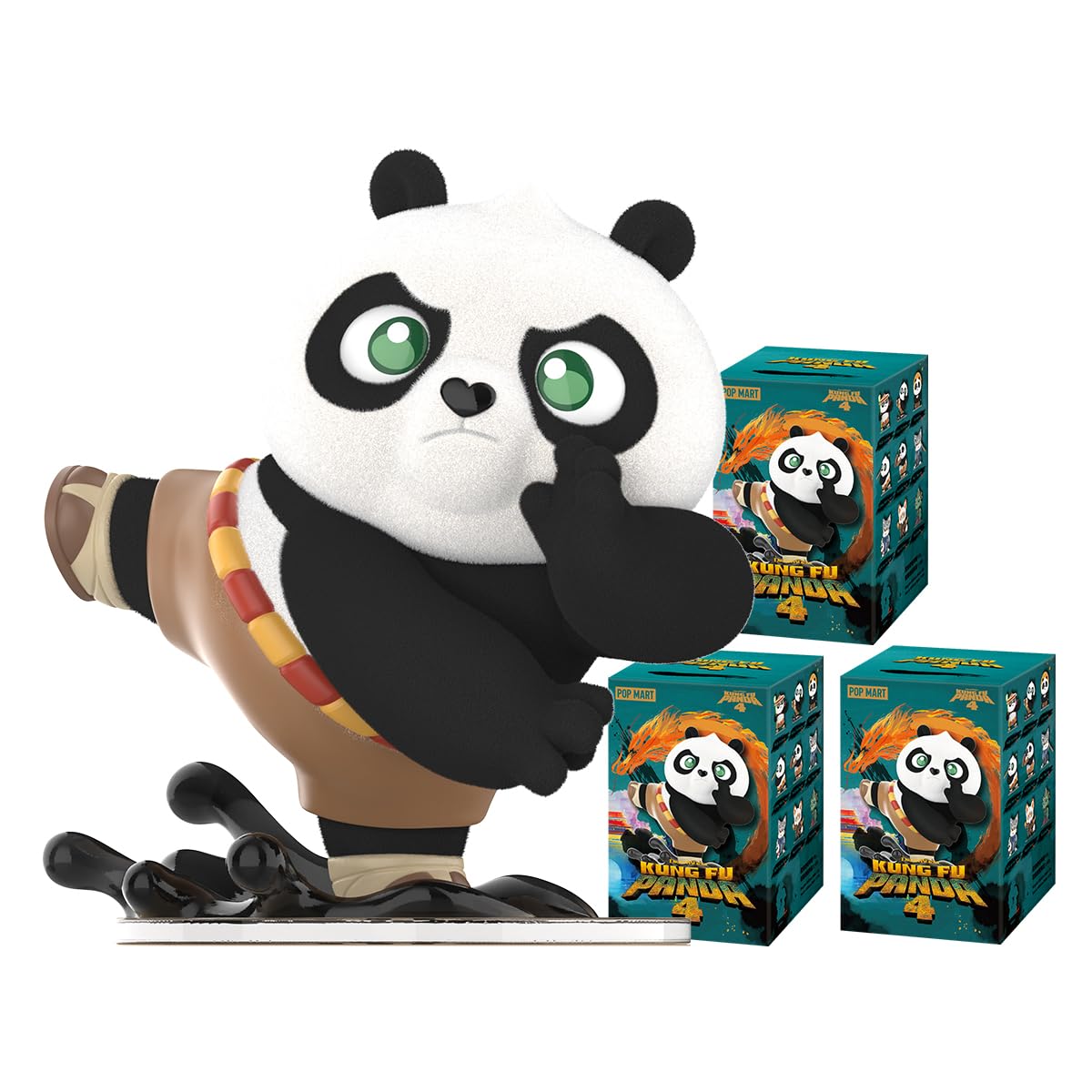 POP MART Universal Kung Fu Panda Series Figures 3PC Pop Figures Random Figures Action Figures Collectible Figures and Collectors Art Toy Toy Figures Gift