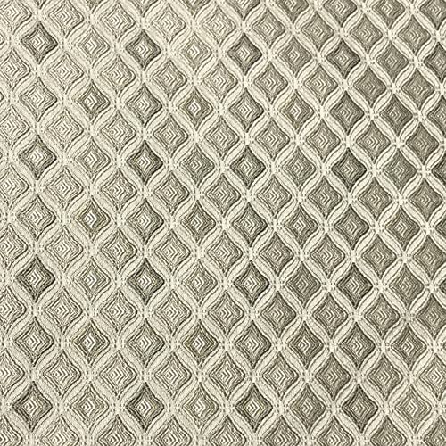Decora Furnishings Luxurious Woven Jacquard Classic Diamond Design Furnishing Fabric for Upholstery...