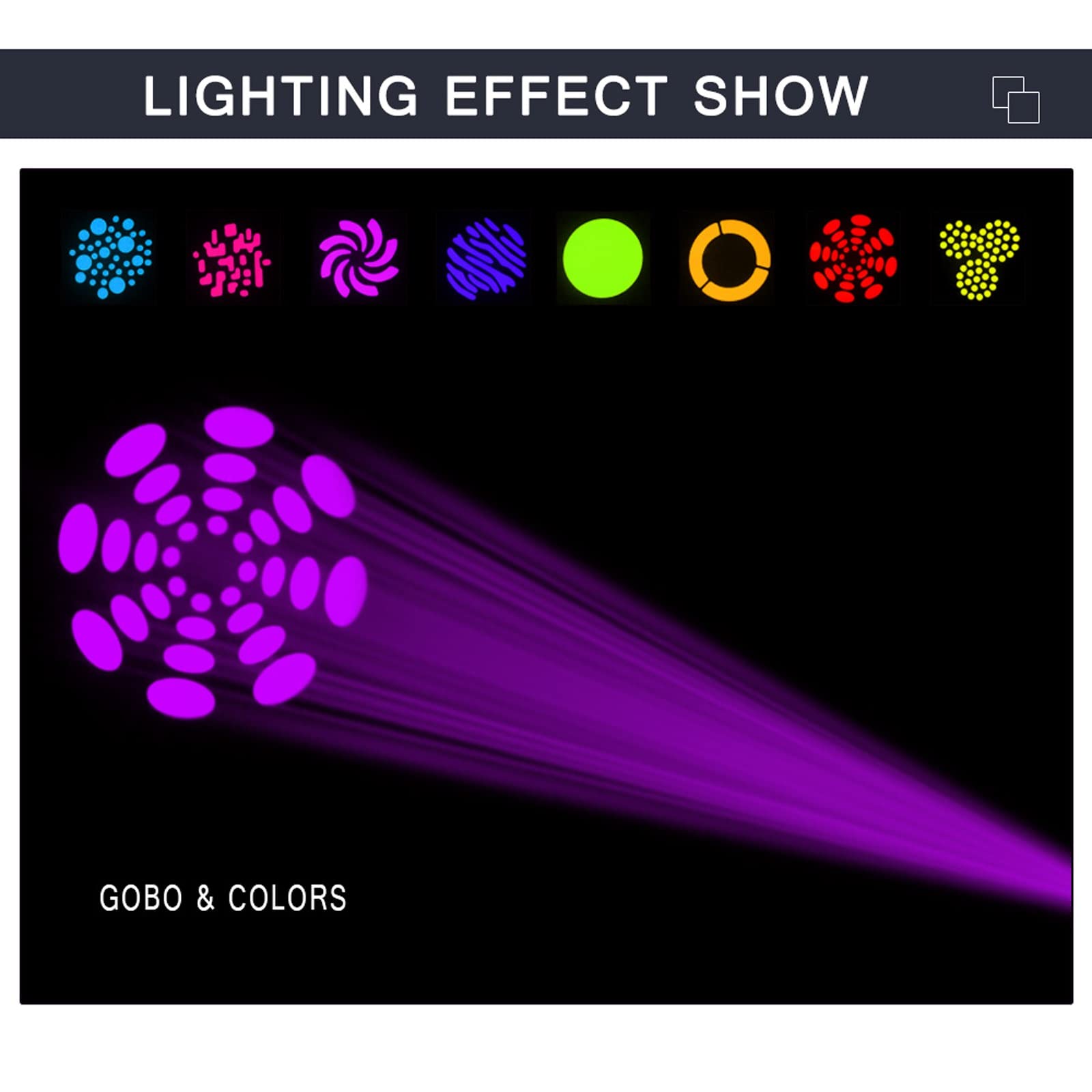 Amazon.co.jp: IGERCN LEDムービングヘッド、ミニスポット60W LED