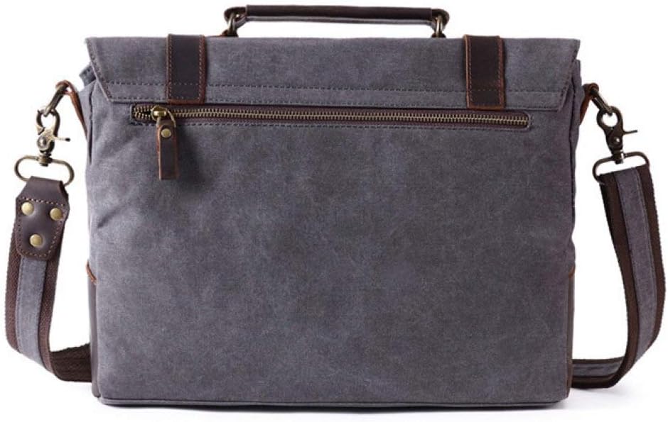 SIDUFHAOPKLL Leather Briefcase for Men Business Travel Messenger Bags Laptop Bag, Brown image 4
