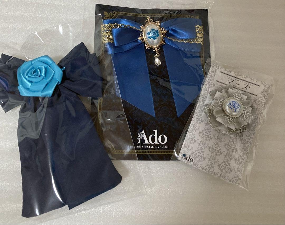 Amazon.co.jp: Ado ブローチ リボン LIVE グッズ FC VIP : ファッション