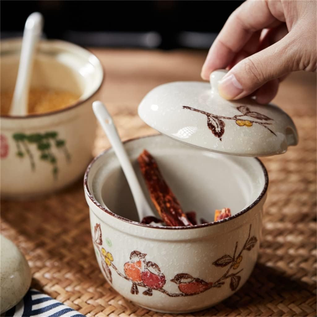 ティージャーの保管 クリエイティブセラミック調味料ボックス黒