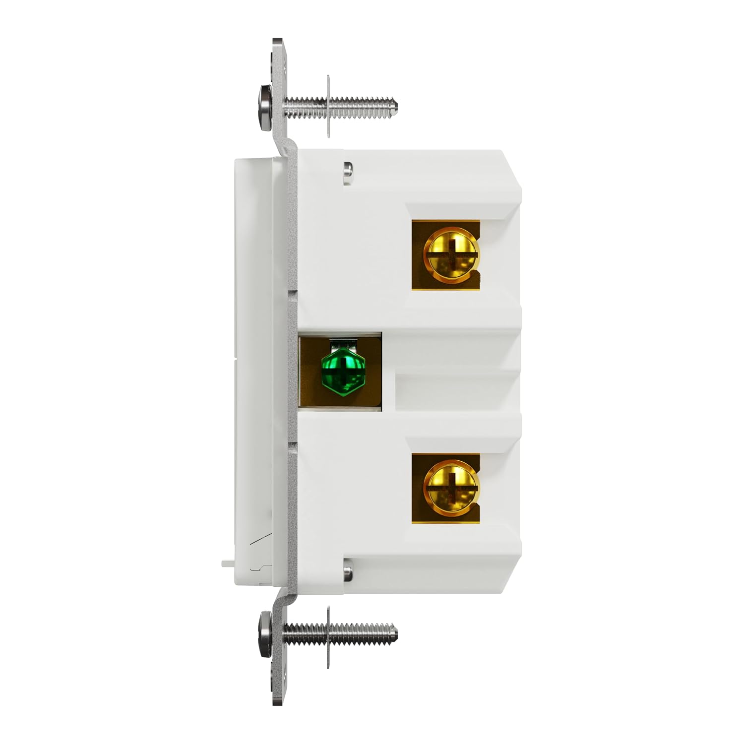 Square D by Schneider Electric X-Series Z-Wave Plus 3 Way Rocker Smart Light Dimmer, Single Pole Connected Light Dimmer, 1 Gang, 15 Amp, Matte White (SQR22102WHZ)