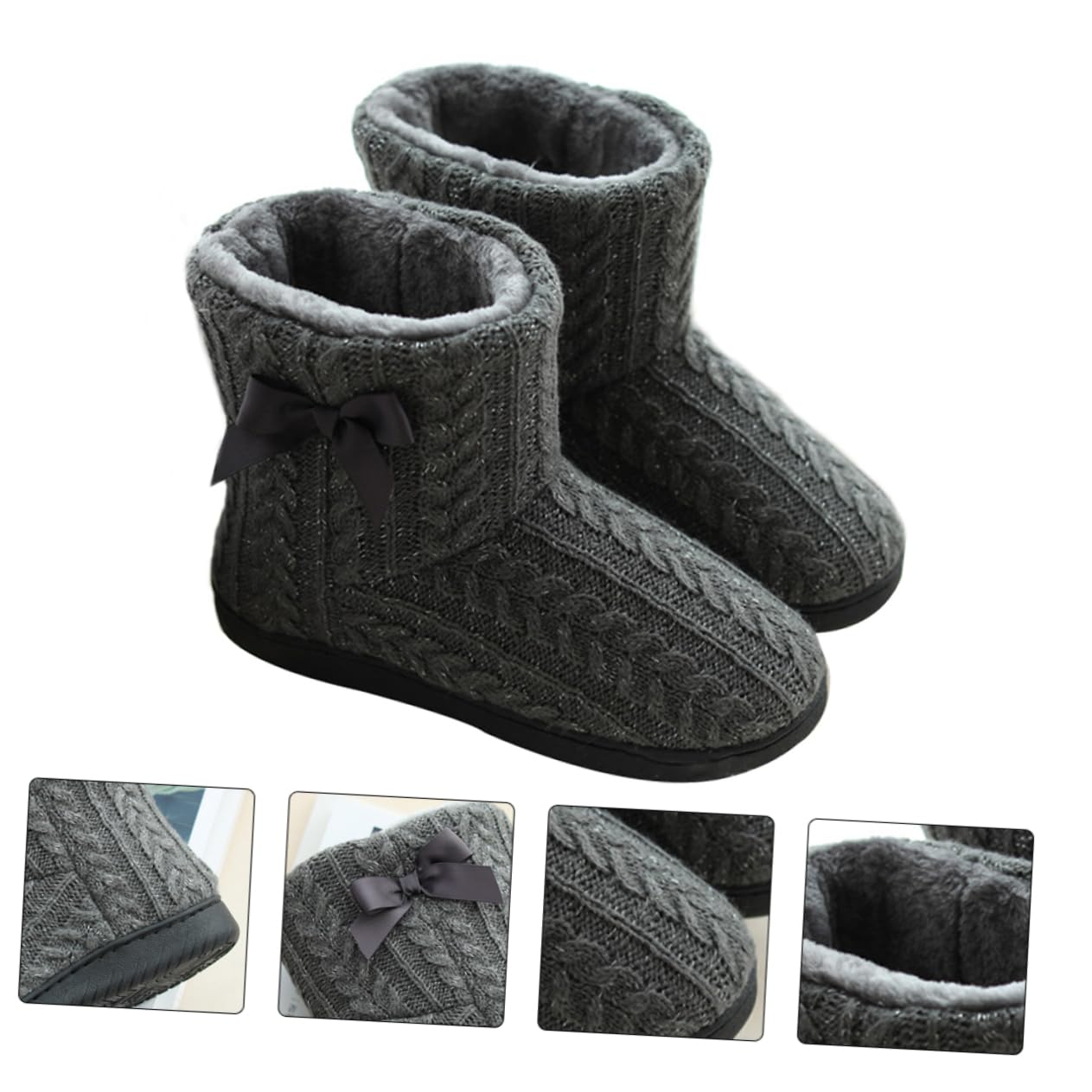 SOIMISS bottes de neige pour femmes diapositives de pantoufles pour les femmes pantoufles chaudes hiver snow boots femme porter des bottes à la maison chaussures pour la maison